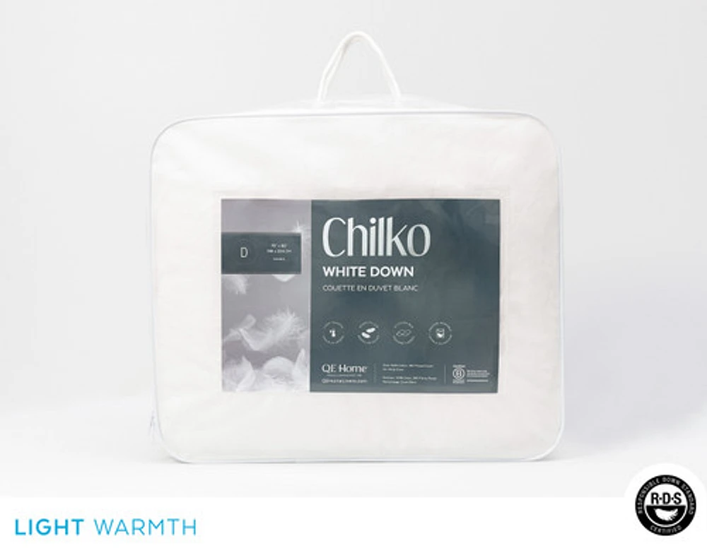 Chilko White Down Duvet,