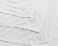 100% Mulberry Silk Exfoliating Face Cloths (Set of 3), White