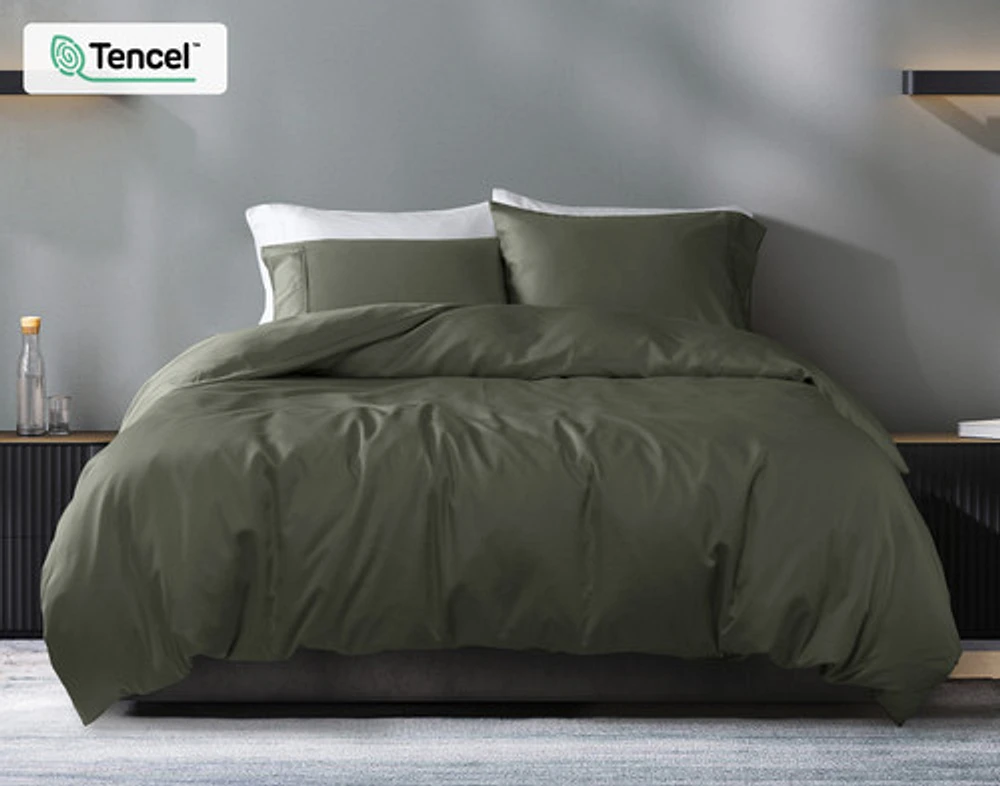 500TC Eucalyptus Luxe TENCEL Lyocell Sheet Set Duvet Cover