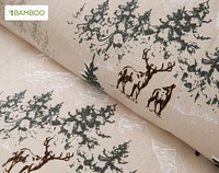Bamboo Cotton Flannel Duvet Cover, Set