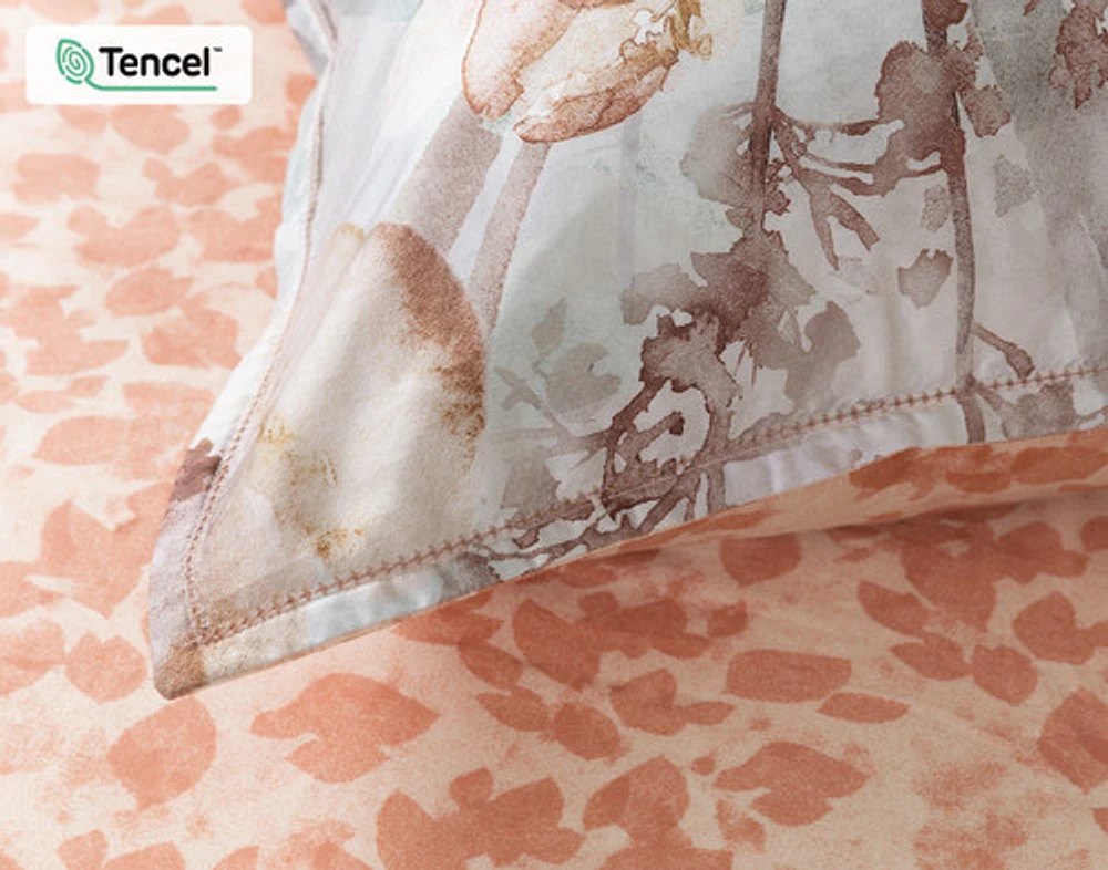 Lastlight Pillow Sham, Floral, White,