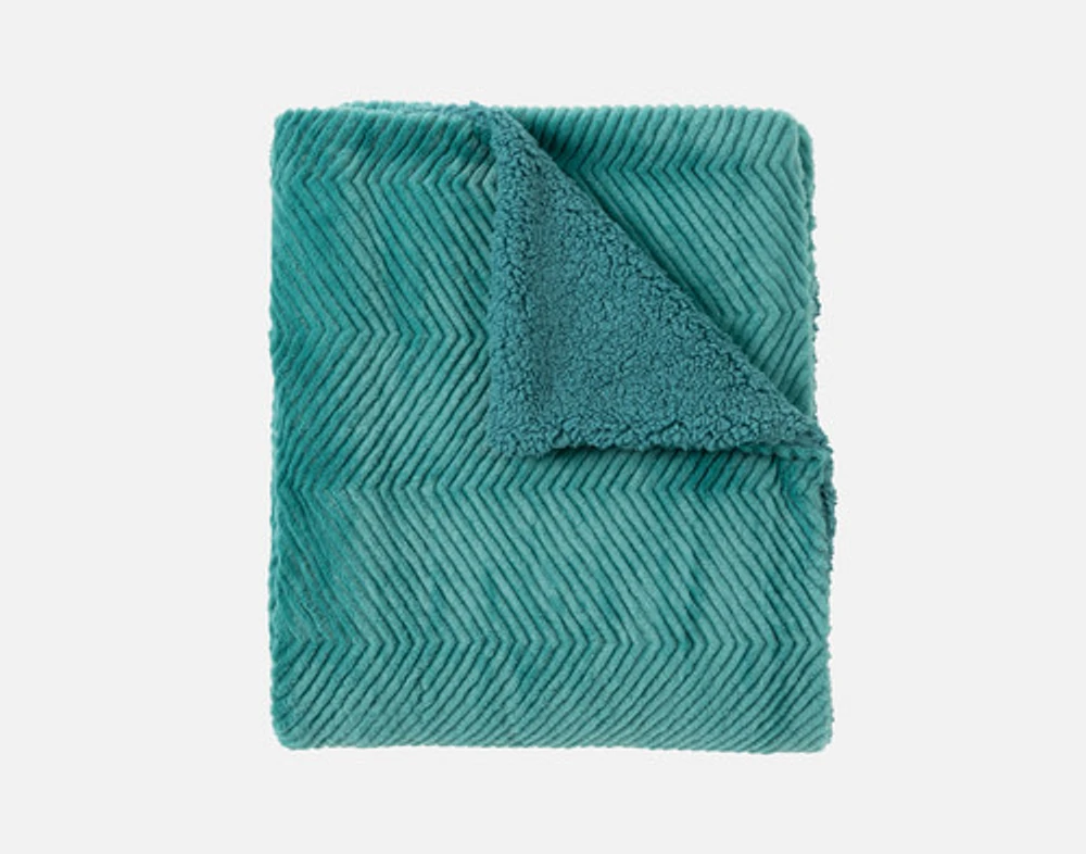 Chevron Etch Throw