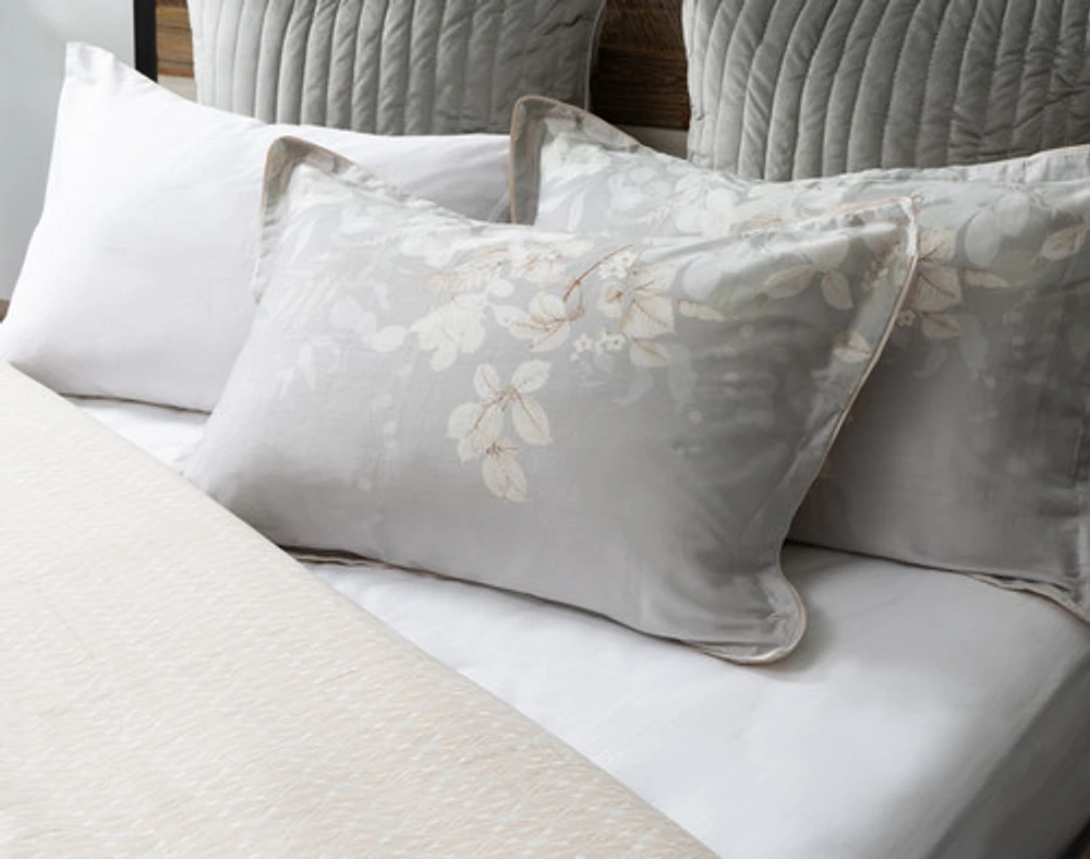 Greensleeves Pillow Sham, Floral, Queen
