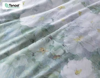 Persuasion Floral Duvet Cover, TENCEL Lyocell, Floral, White,