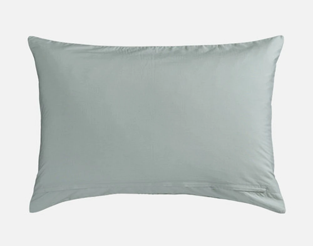 Tempo Pillow Sham, Geometric, Green, Queen