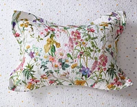 Summerfield Cotton Quilt Set, Floral, White, Queen