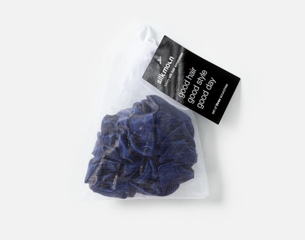 100% Mulberry Silk Scrunchies