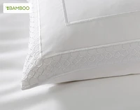 Monroe White Boudoir Pillow Cover, Geometric, Black, 24" x 12"