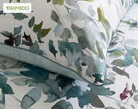 Seabreeze Botanical Pillow Sham, Botanical, Blue,