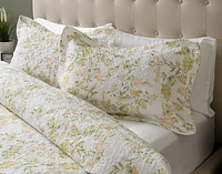 Forsythia Cotton Quilt Set, Floral, Yellow,