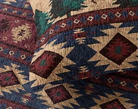 Deer Creek Cotton Quilt Set, Scenic, Brown,