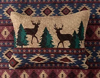 Deer Creek Cotton Quilt Set, Scenic, Brown,