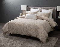 Dorado Duvet Cover, Cotton, Botanical, Beige,
