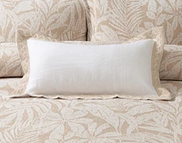 Dorado Boudoir Pillow Cover, Geometric, White, 24" x 12"