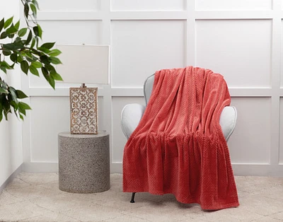 Chevron Plush Throw