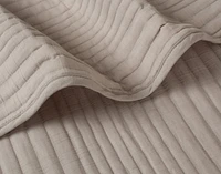 Mica Quilt Set, Geometric, Beige, Queen