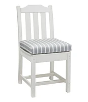 Casco Bay Cushion for All-Weather Armless/Folding Chair, Stripe