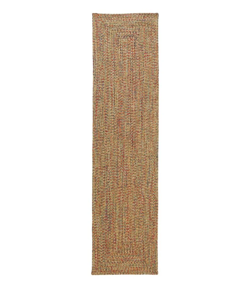 All-Weather Braided Runner, Concentric Pattern Rectangular