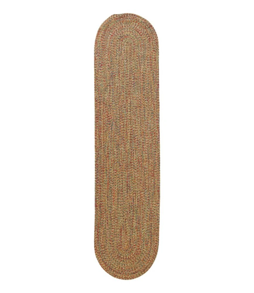 All-Weather Braided Runner, Concentric Pattern Oval