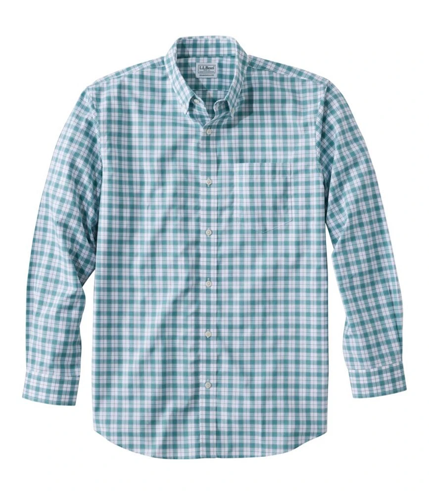 Men's Wrinkle-Free Kennebunk Sport Shirt, Traditional Fit Check