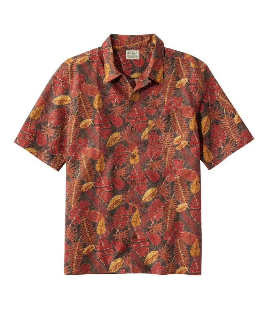 Men's Tropics Shirt, Short-Sleeve Print