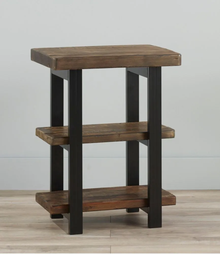 Rough Pine End Table