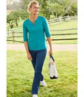 Women's True Shape Jeans, High-Rise Straight-Leg