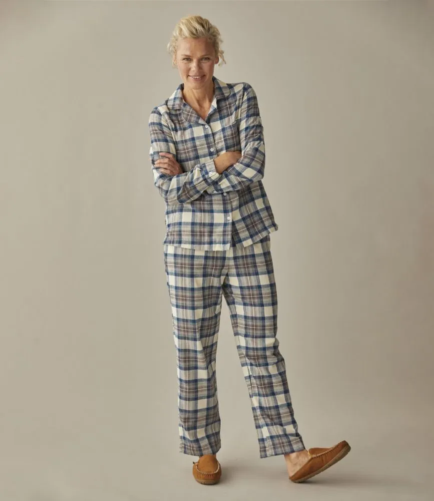 Women's Scotch Plaid Flannel Pajamas