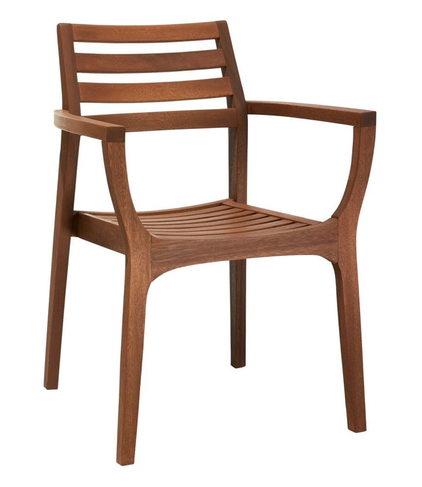 Eucalyptus Stacking Chairs, Set of Four