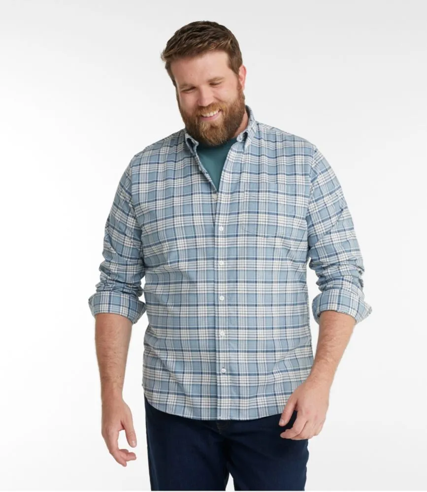 Men's Comfort Stretch® Oxford Shirt, Slightly Fitted Untucked Fit