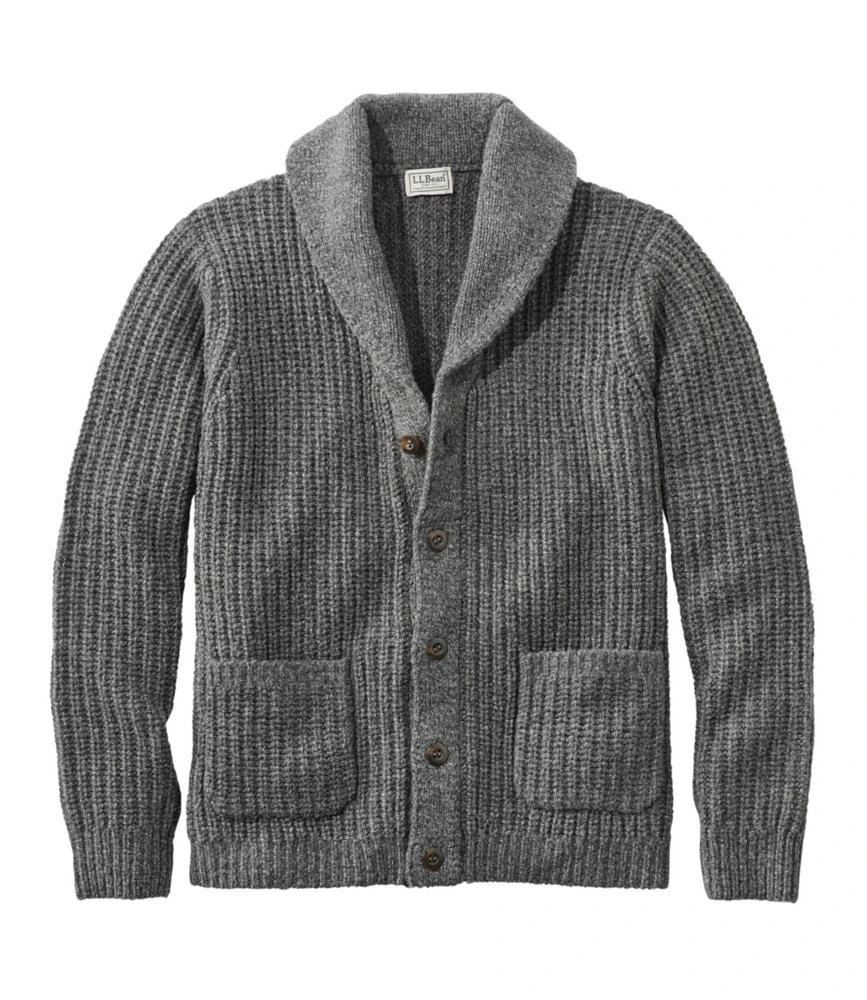 Men's L.L.Bean Classic Ragg Wool Sweater, Cardigan