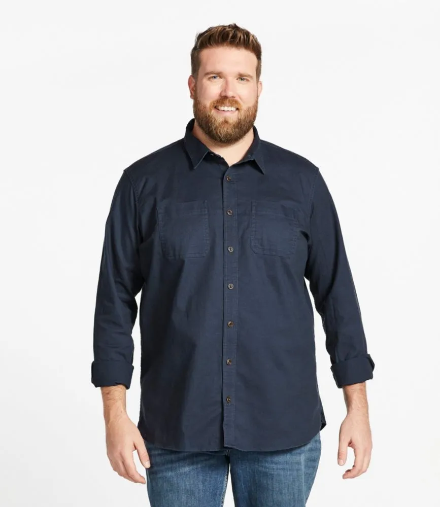 Men's BeanFlex® Twill Shirt, Traditional Untucked Fit, Long-Sleeve