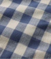 Men's Comfort Stretch® Chambray Shirt, Traditional Untucked Fit, Long-Sleeve, Print