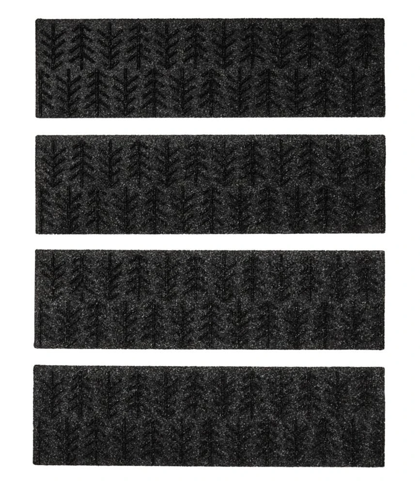 Everyspace Recycled Waterhog Mat, Stair Treads, Set of Four, Trees