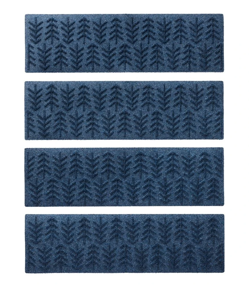 Everyspace Recycled Waterhog Mat, Stair Treads, Set of Four, Trees