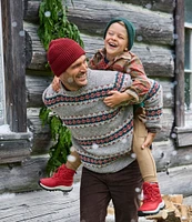 Men's Bean's Classic Ragg Wool Sweater, Crewneck, Fair Isle