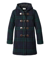 Women's Classic Lambswool Duffel Coat, Pattern