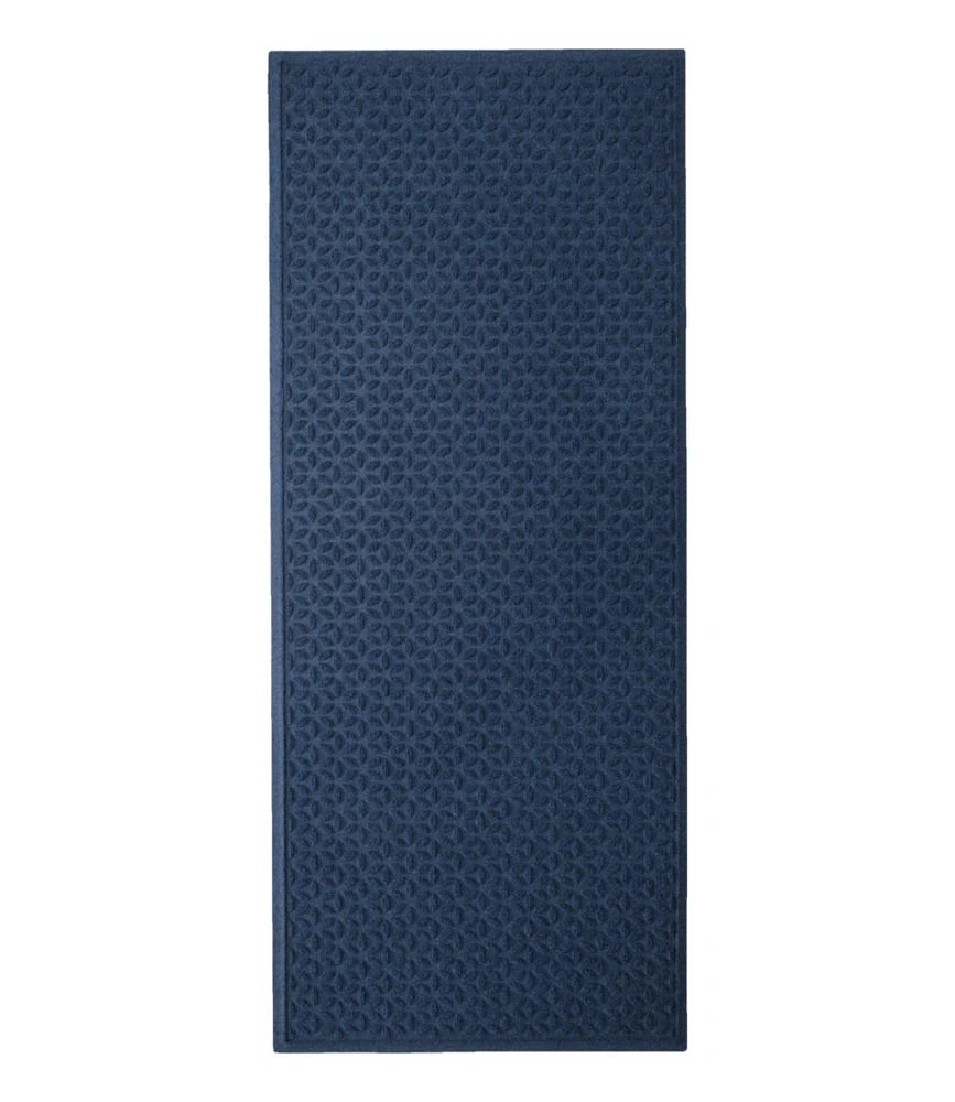 Heavyweight Recycled Waterhog Mat Runner, Blooming Circles