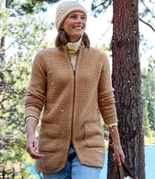 Women's SuperSoft Waffle Sweater, Coatigan