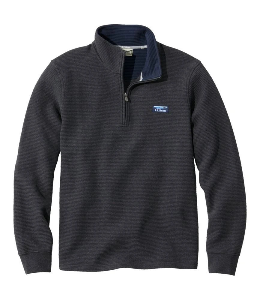 Men's Lakewashed Double-Knit Quarter-Zip Pullover