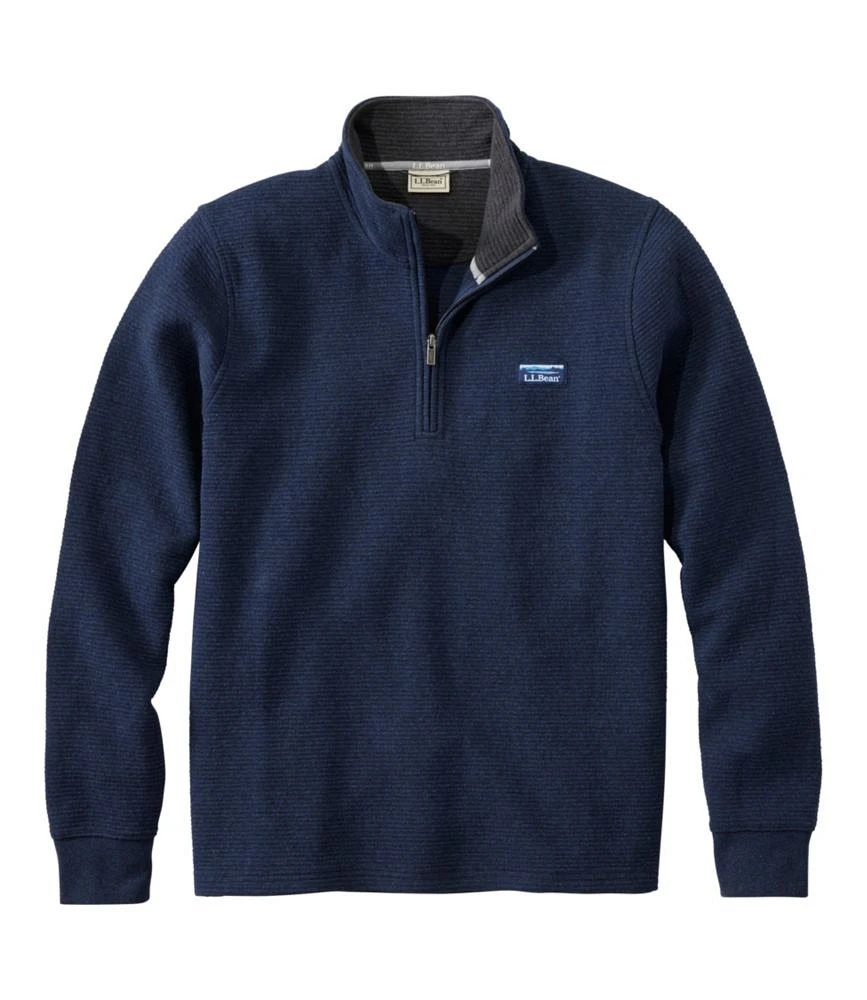 Men's Lakewashed Double-Knit Quarter-Zip Pullover