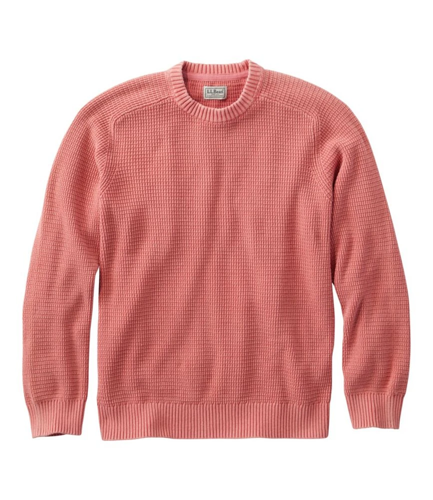 Men's Sunwashed Textured Cotton Sweater