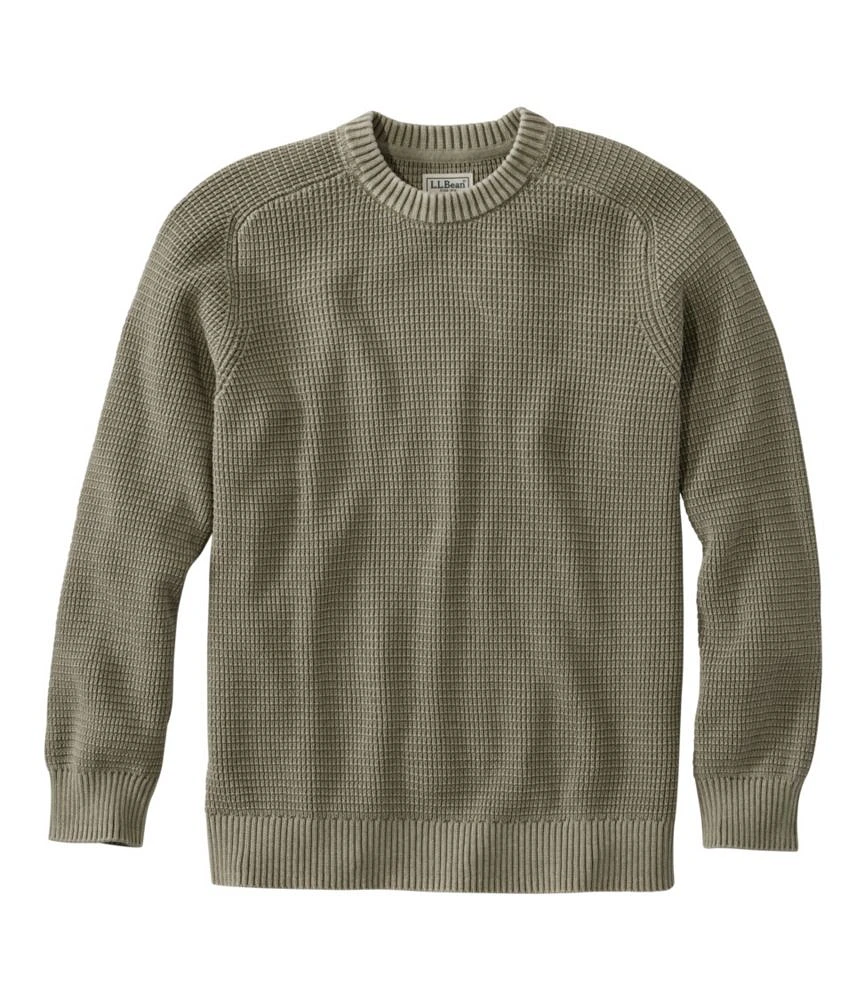 Men's Sunwashed Textured Cotton Sweater