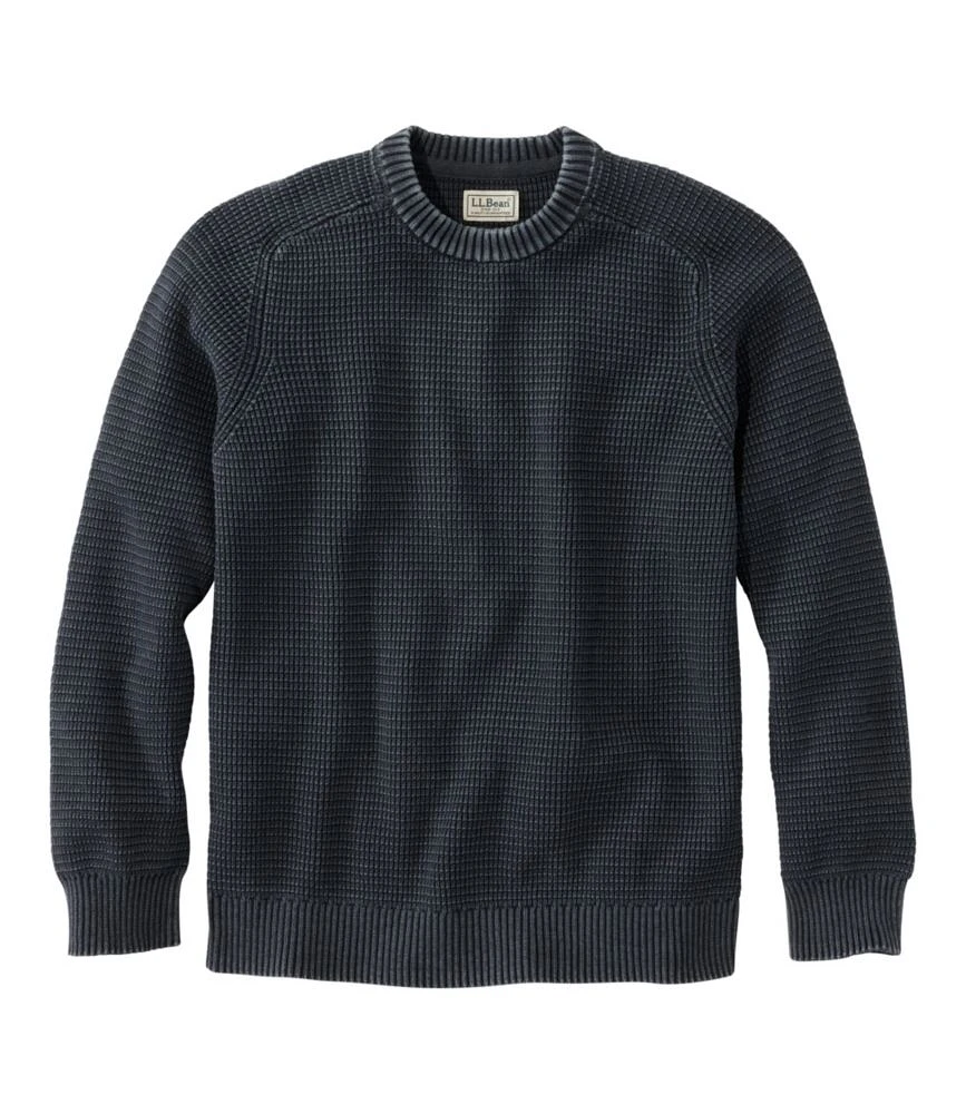 Men's Sunwashed Textured Cotton Sweater