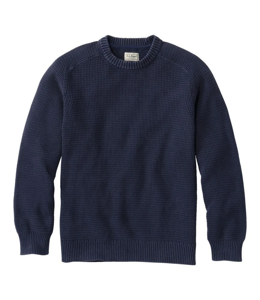 Men's Sunwashed Textured Cotton Sweater