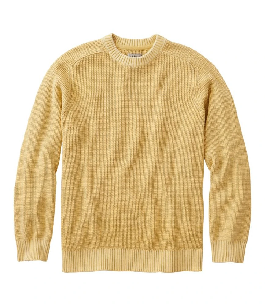 Men's Sunwashed Textured Cotton Sweater