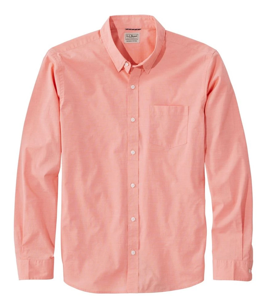 Men's Comfort Stretch Performance® Shirt, Long-Sleeve, Slightly Fitted Untucked Fit