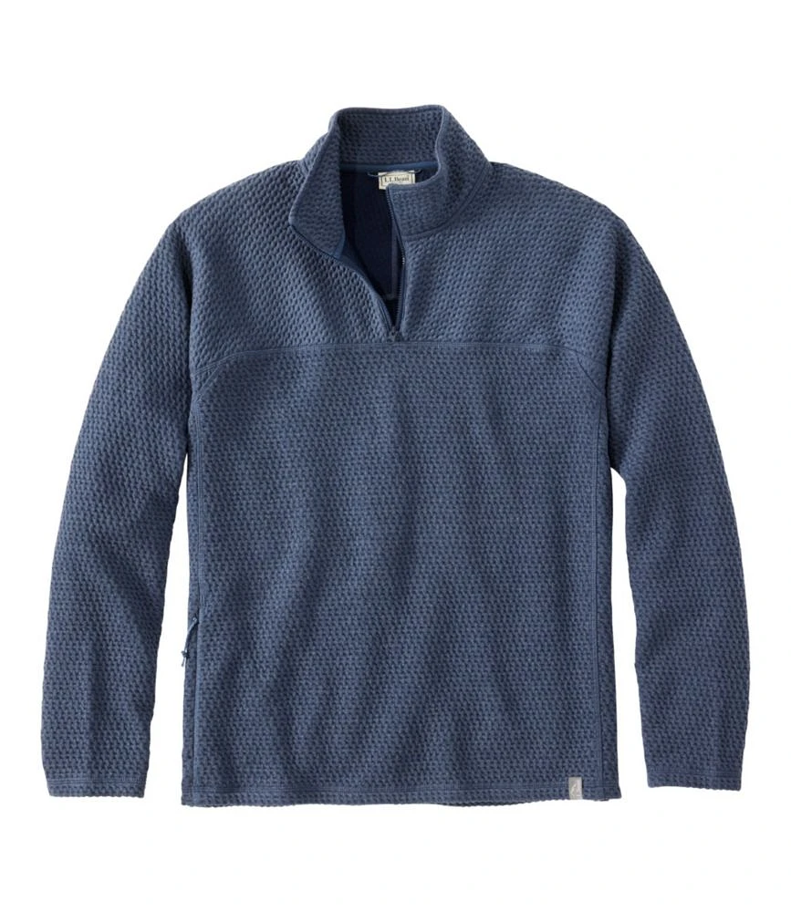 Men's Ridgeknit Pullover, Quarter-Zip