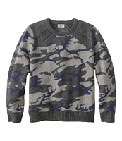 Men's Rangeley Merino Sweater, Crewneck, Pattern