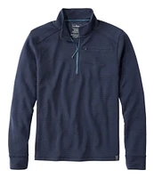 Men's VentureStretch Ottoman-Rib Pullover, Quarter-Zip